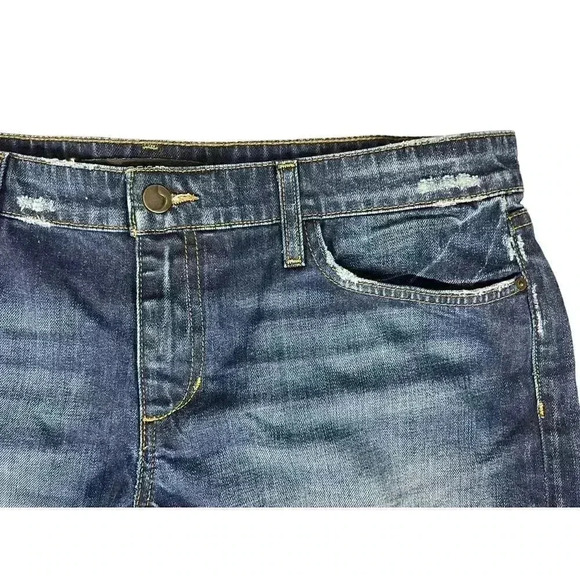 Joe’s Dark Wash Jean shorts size 32/14 - Picture 3 of 5